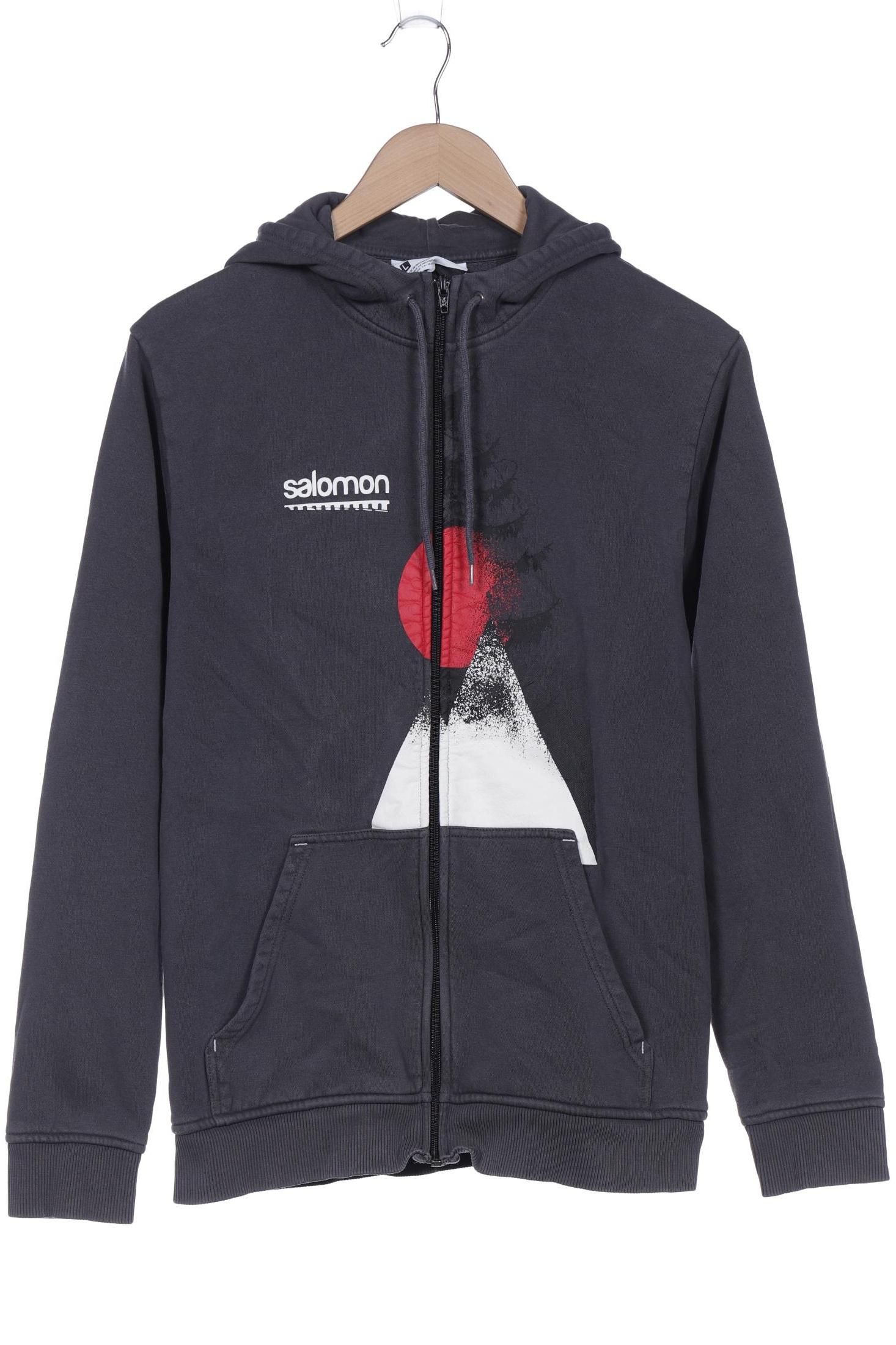 

Salomon Herren Kapuzenpullover, grau, Gr. 52