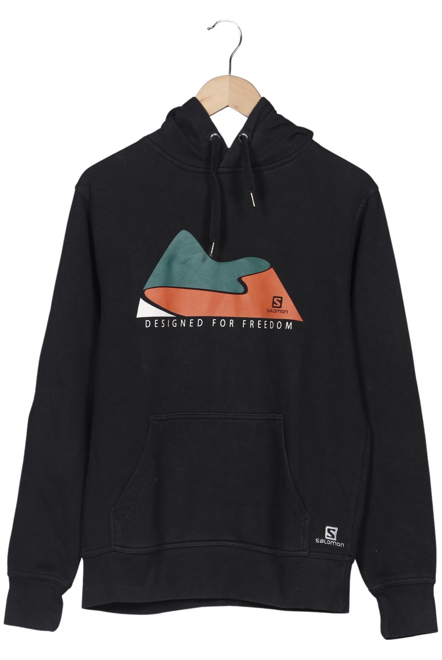 

Salomon Herren Kapuzenpullover, schwarz, Gr. 46