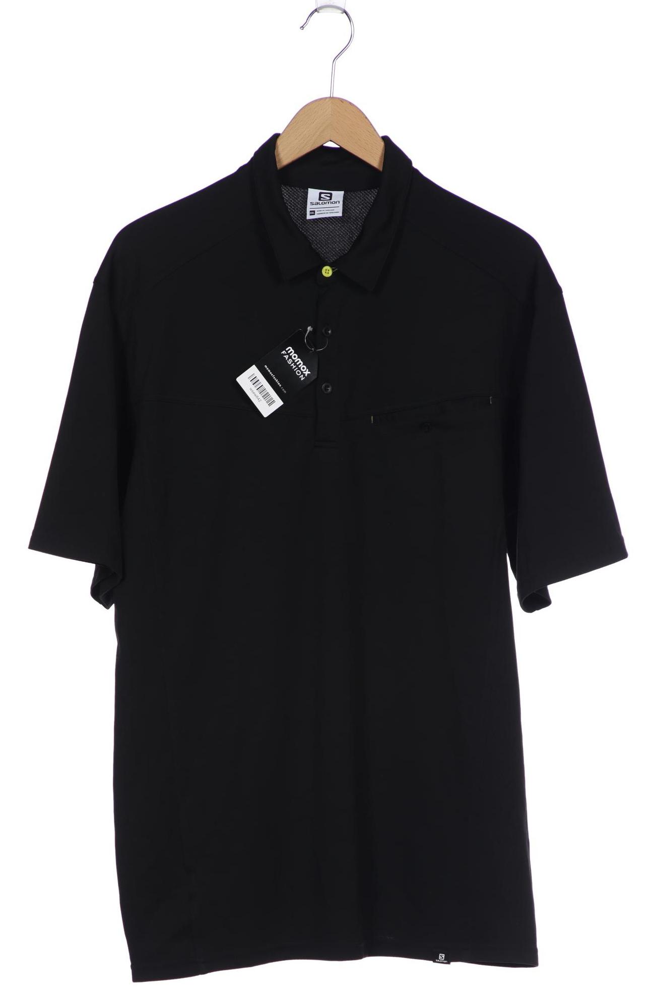

SALOMON Herren Poloshirt, schwarz