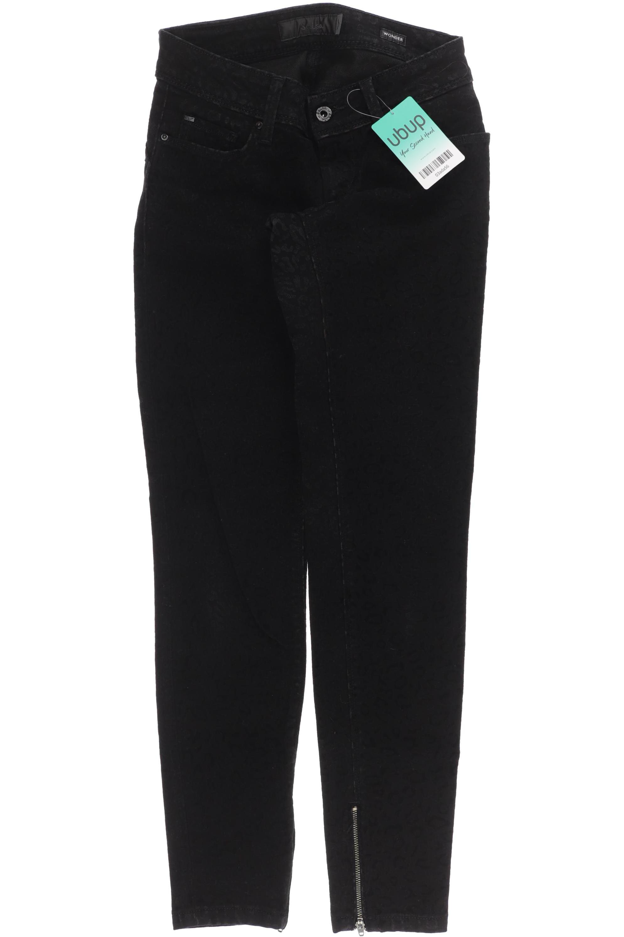 

Salsa Damen Jeans, schwarz, Gr. 25