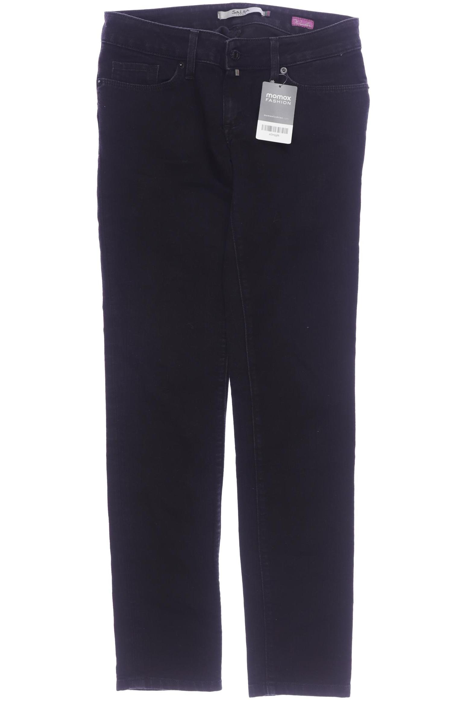 

Salsa Damen Jeans, schwarz, Gr. 30
