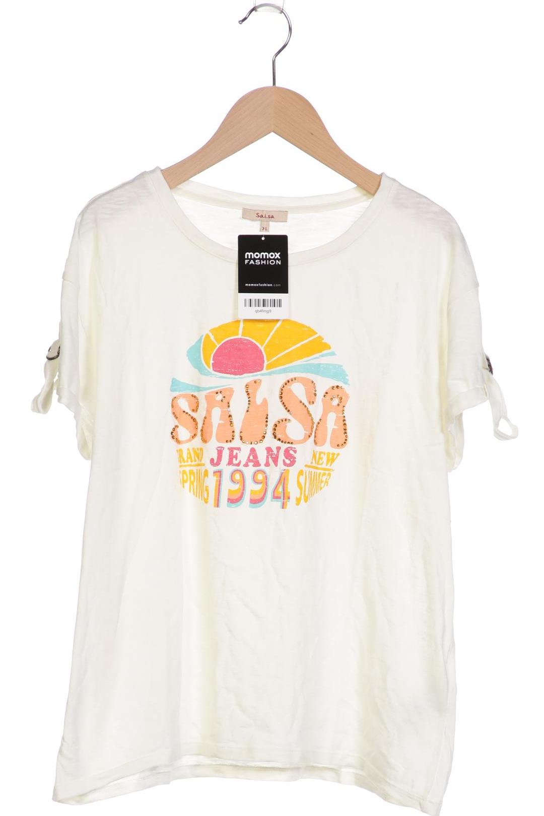 

Salsa Damen T-Shirt, cremeweiß, Gr. 44