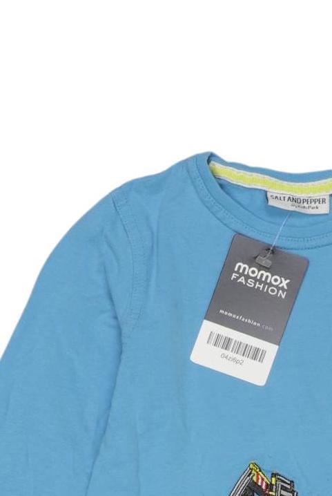 Thumbnail - Salt and Pepper Jungen Langarmshirt, hellblau, Gr. 92