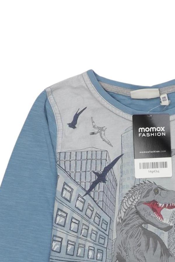 Thumbnail - Salt and Pepper Jungen Langarmshirt, hellblau, Gr. 116