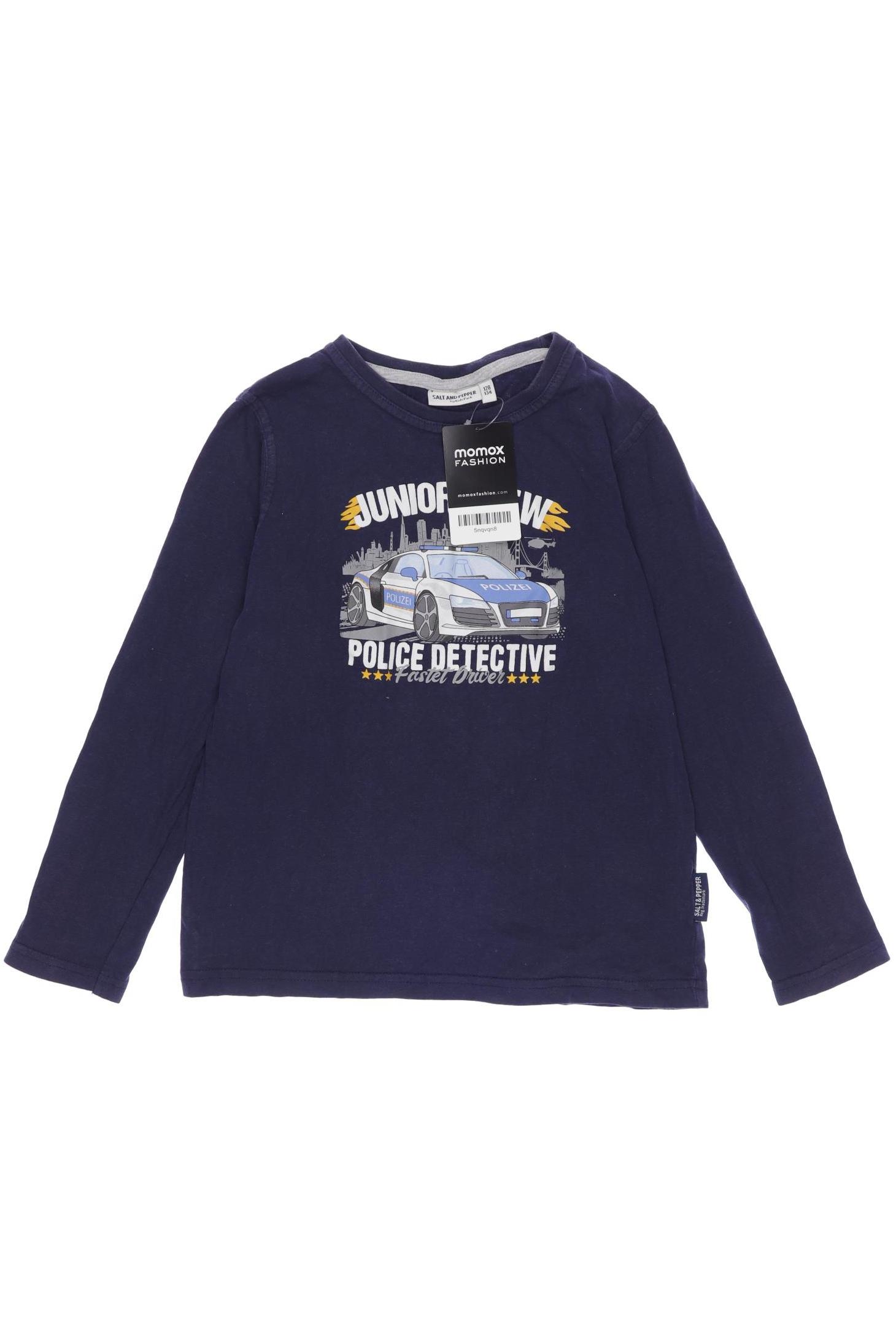 

Salt and Pepper Herren Langarmshirt, marineblau, Gr. 128