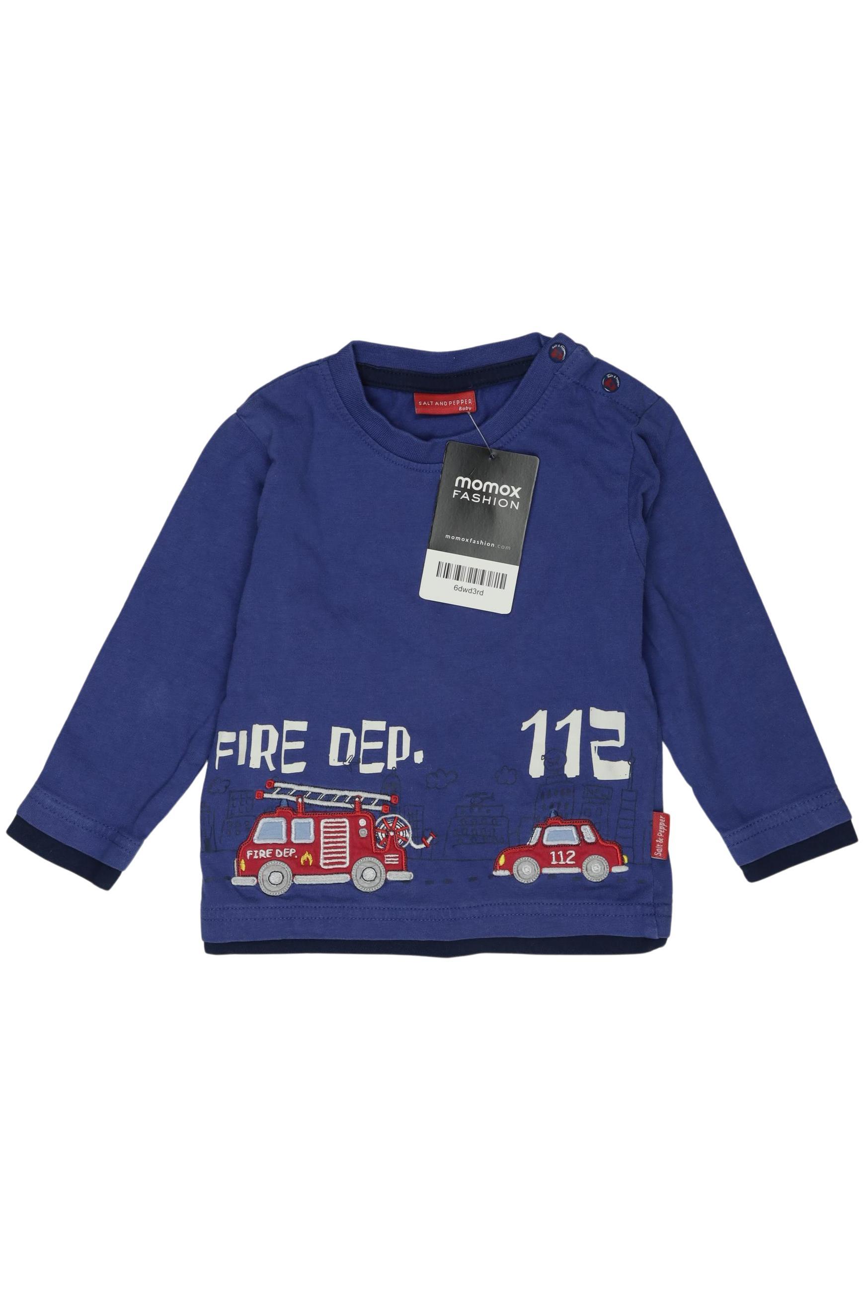 

Salt and Pepper Jungen Langarmshirt, blau, Gr. 80