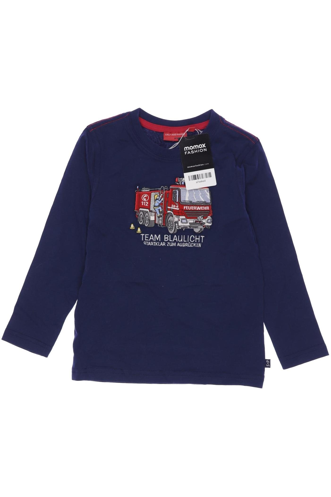 

Salt and Pepper Herren Langarmshirt, blau, Gr. 104