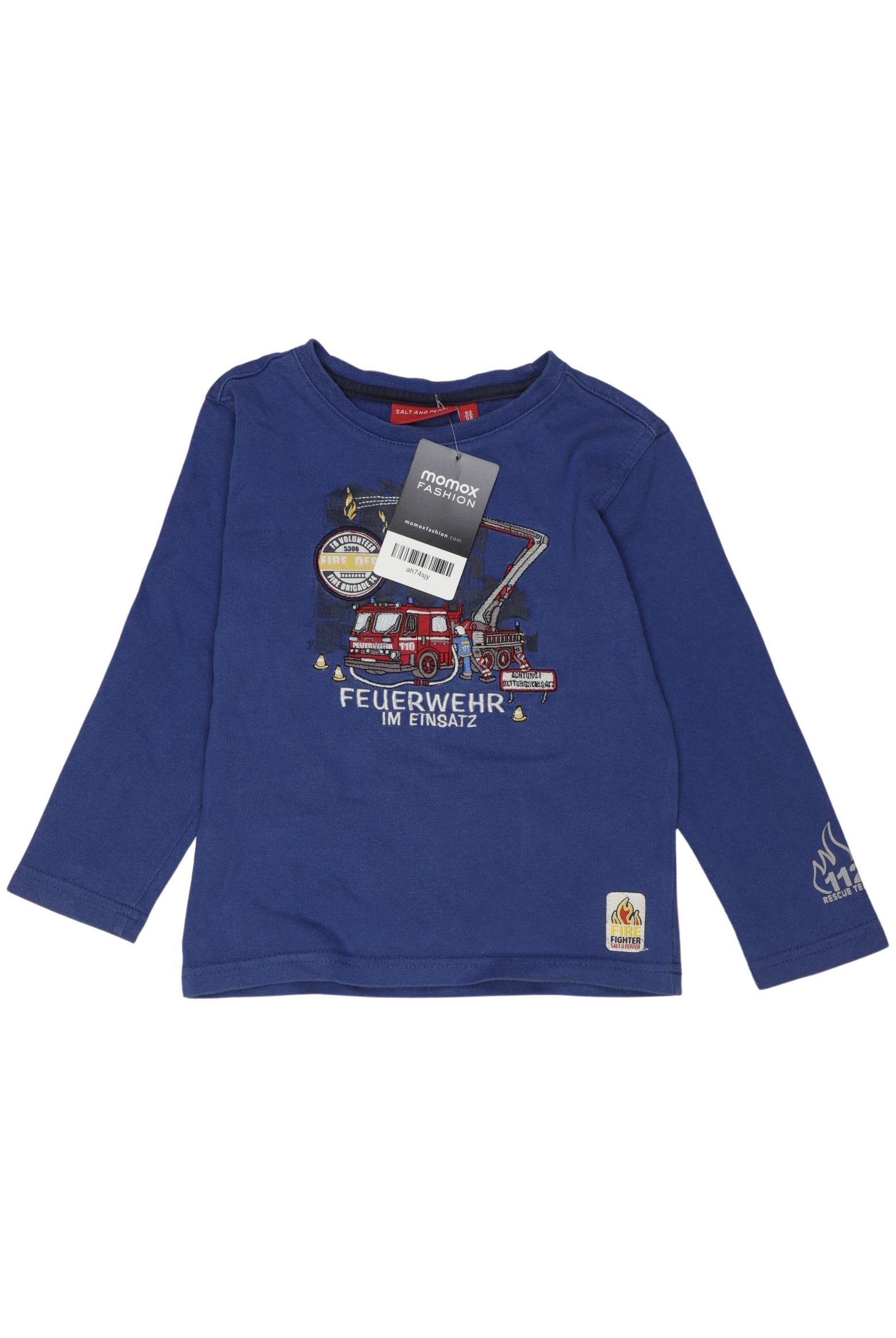 

Salt and Pepper Jungen Langarmshirt, blau, Gr. 92