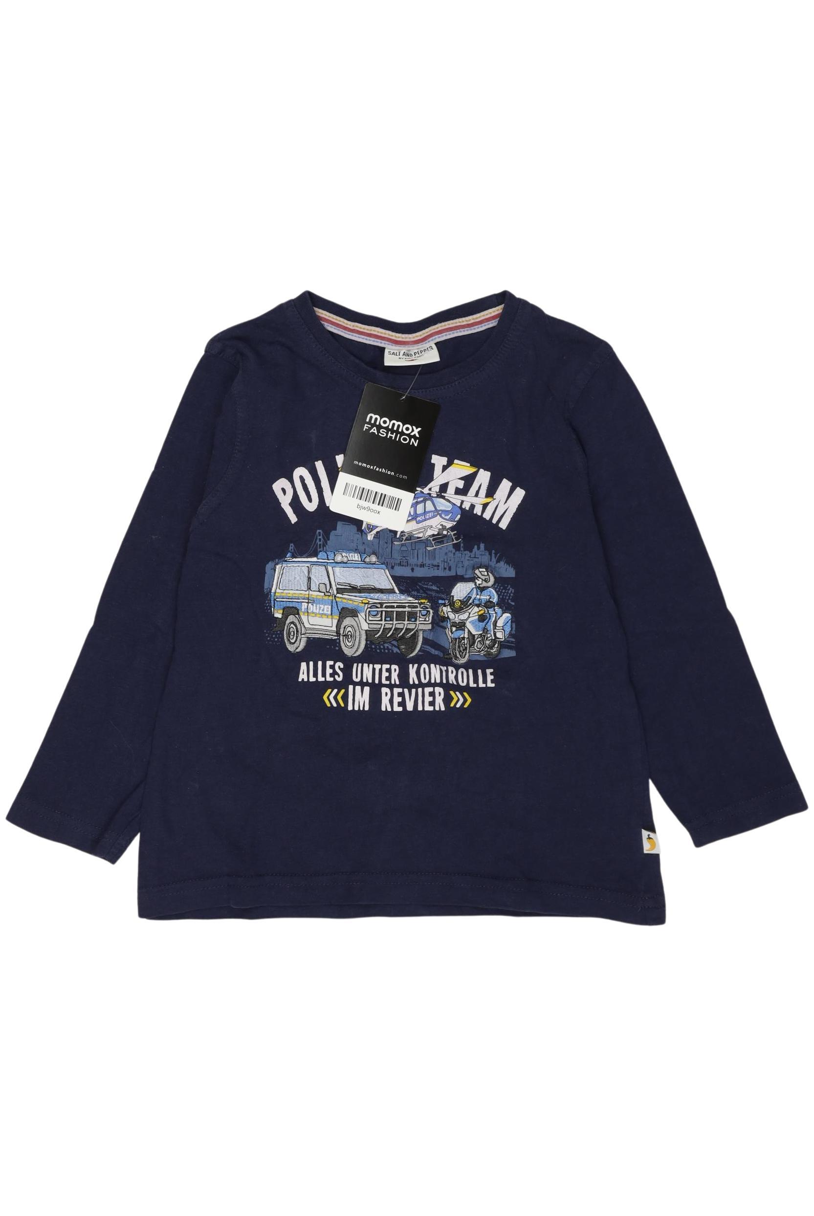 

Salt and Pepper Jungen Langarmshirt, marineblau, Gr. 92