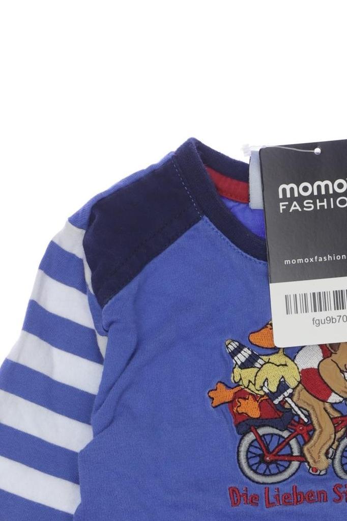 Thumbnail - Salt and Pepper Jungen Langarmshirt, blau, Gr. 68