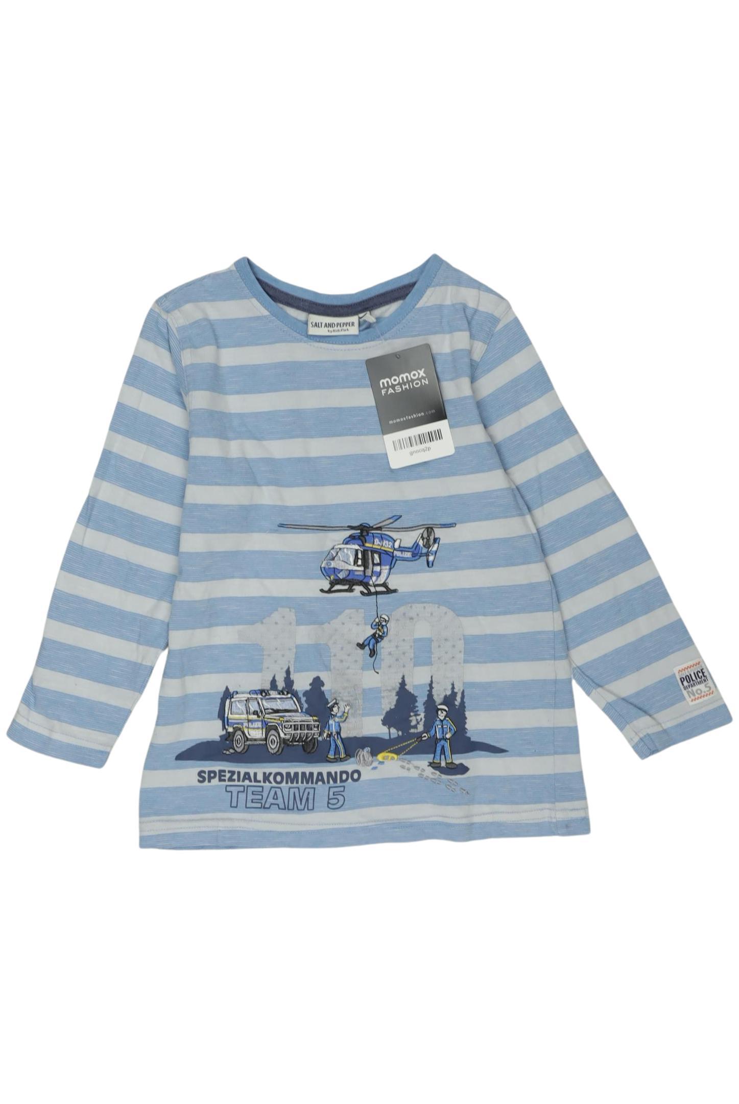 

Salt and Pepper Jungen Langarmshirt, hellblau, Gr. 104