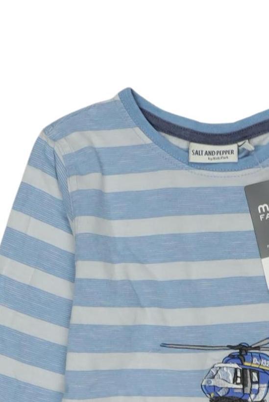 Thumbnail - Salt and Pepper Jungen Langarmshirt, hellblau, Gr. 104
