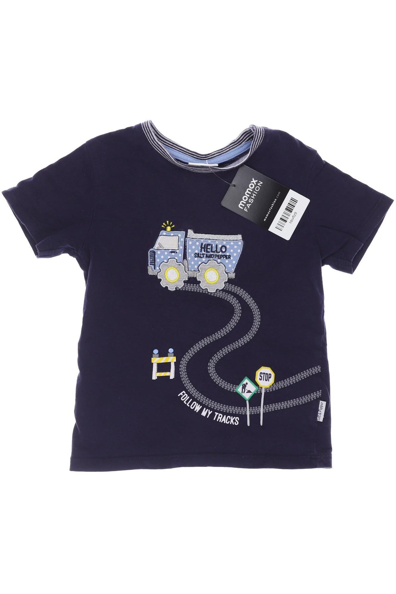 

Salt and Pepper Jungen T-Shirt, marineblau