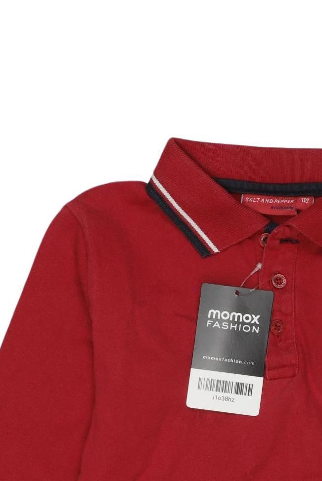 Thumbnail - Salt and Pepper Jungen Poloshirt, rot, Gr. 104