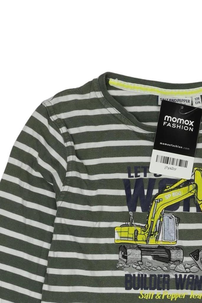 Thumbnail - Salt and Pepper Jungen Langarmshirt, mehrfarbig, Gr. 128