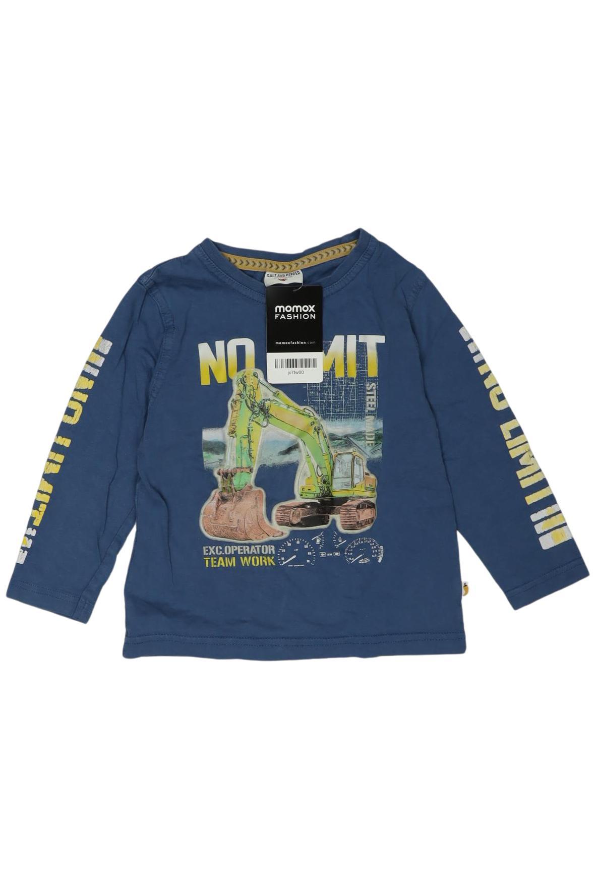 

Salt and Pepper Jungen Langarmshirt, blau, Gr. 92