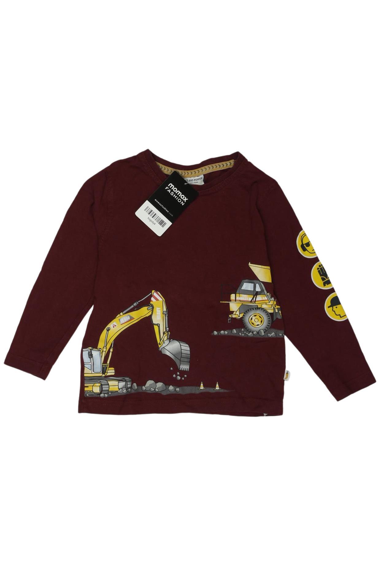 

Salt and Pepper Jungen Langarmshirt, bordeaux, Gr. 92