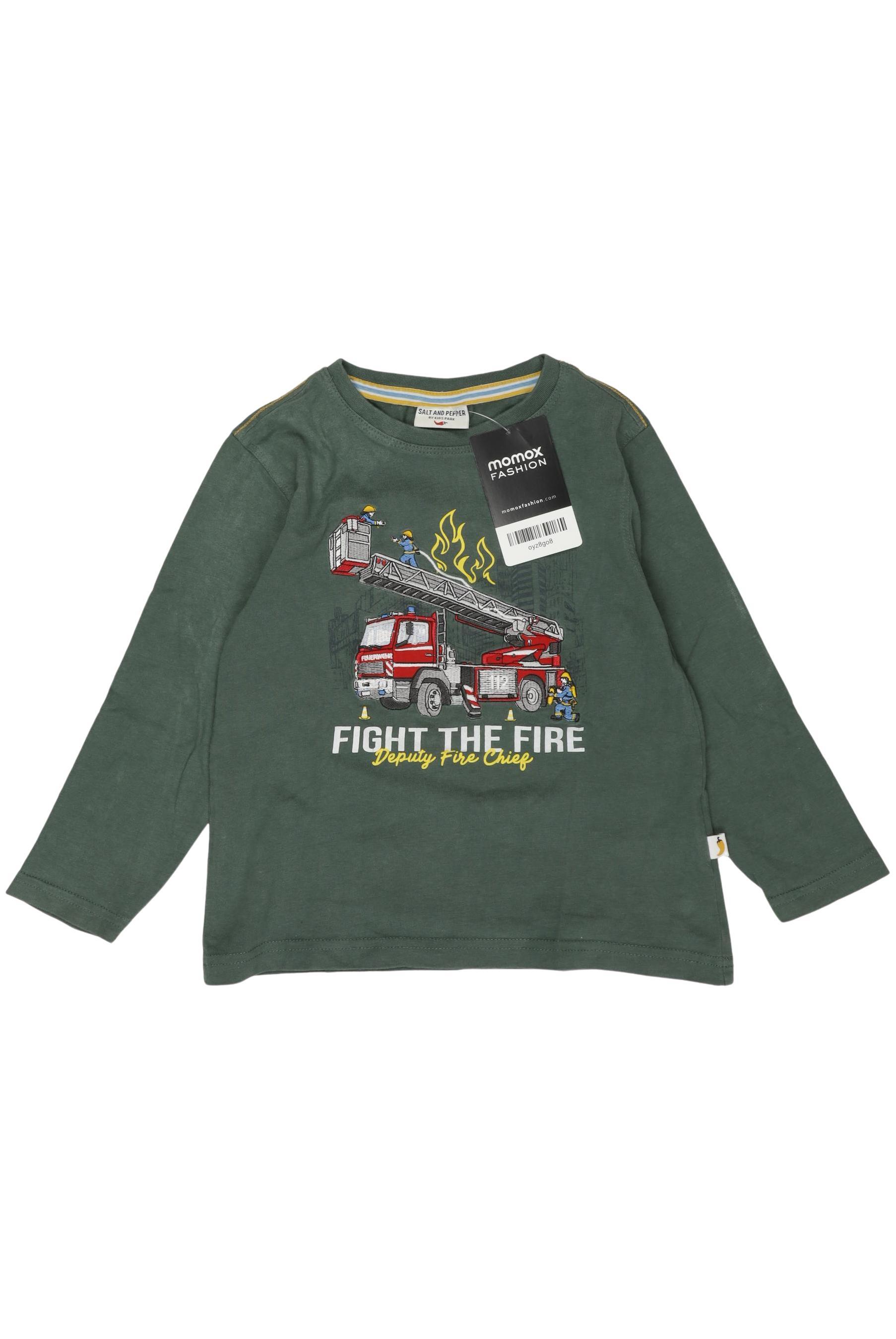 

Salt and Pepper Jungen Langarmshirt, grün, Gr. 92