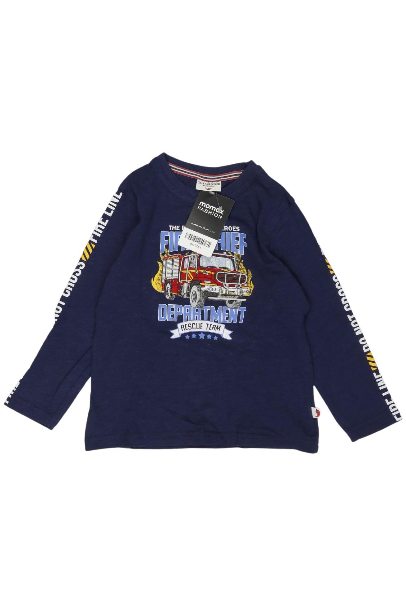 

Salt and Pepper Jungen Langarmshirt, marineblau, Gr. 92