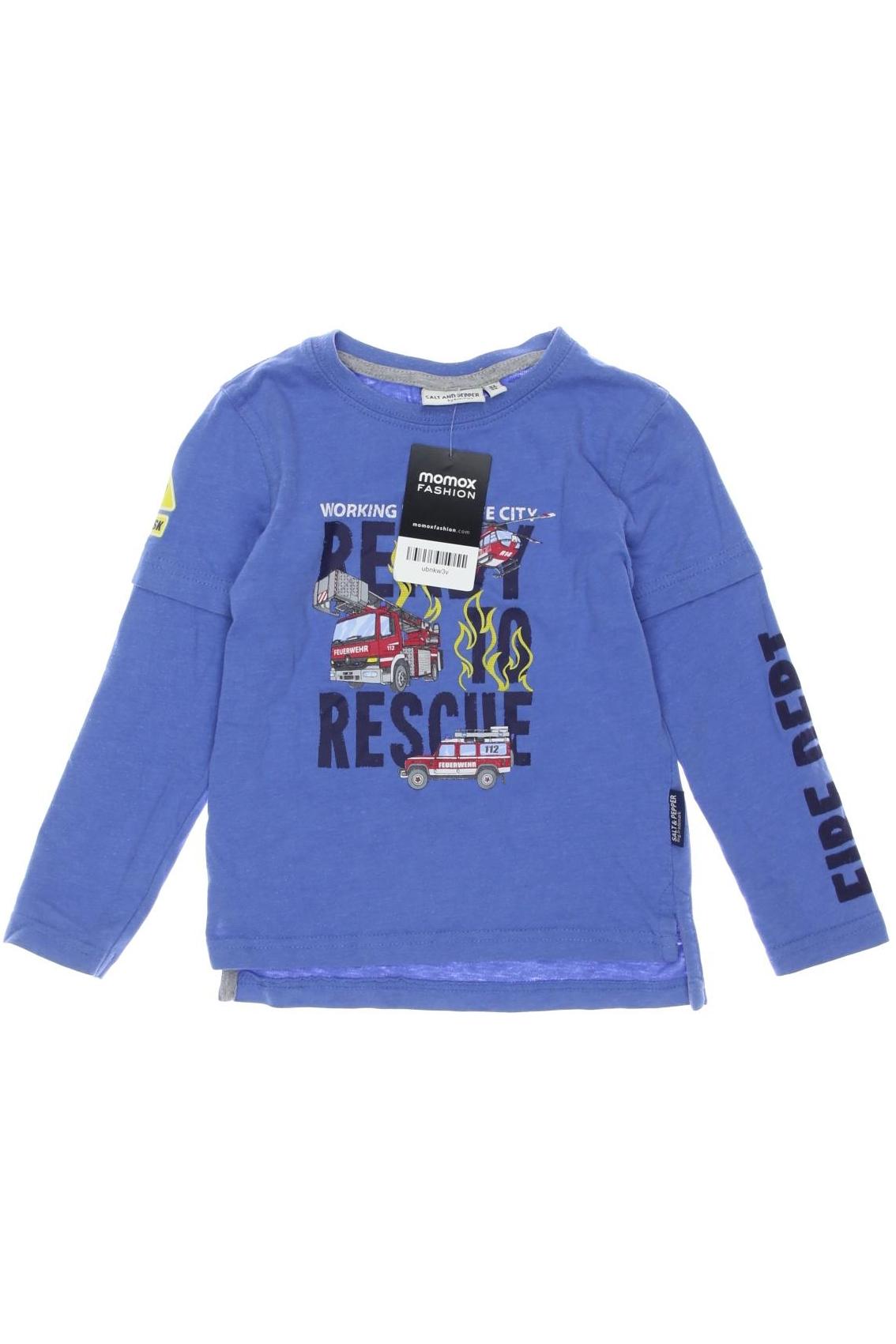 

Salt and Pepper Herren Langarmshirt, blau, Gr. 92