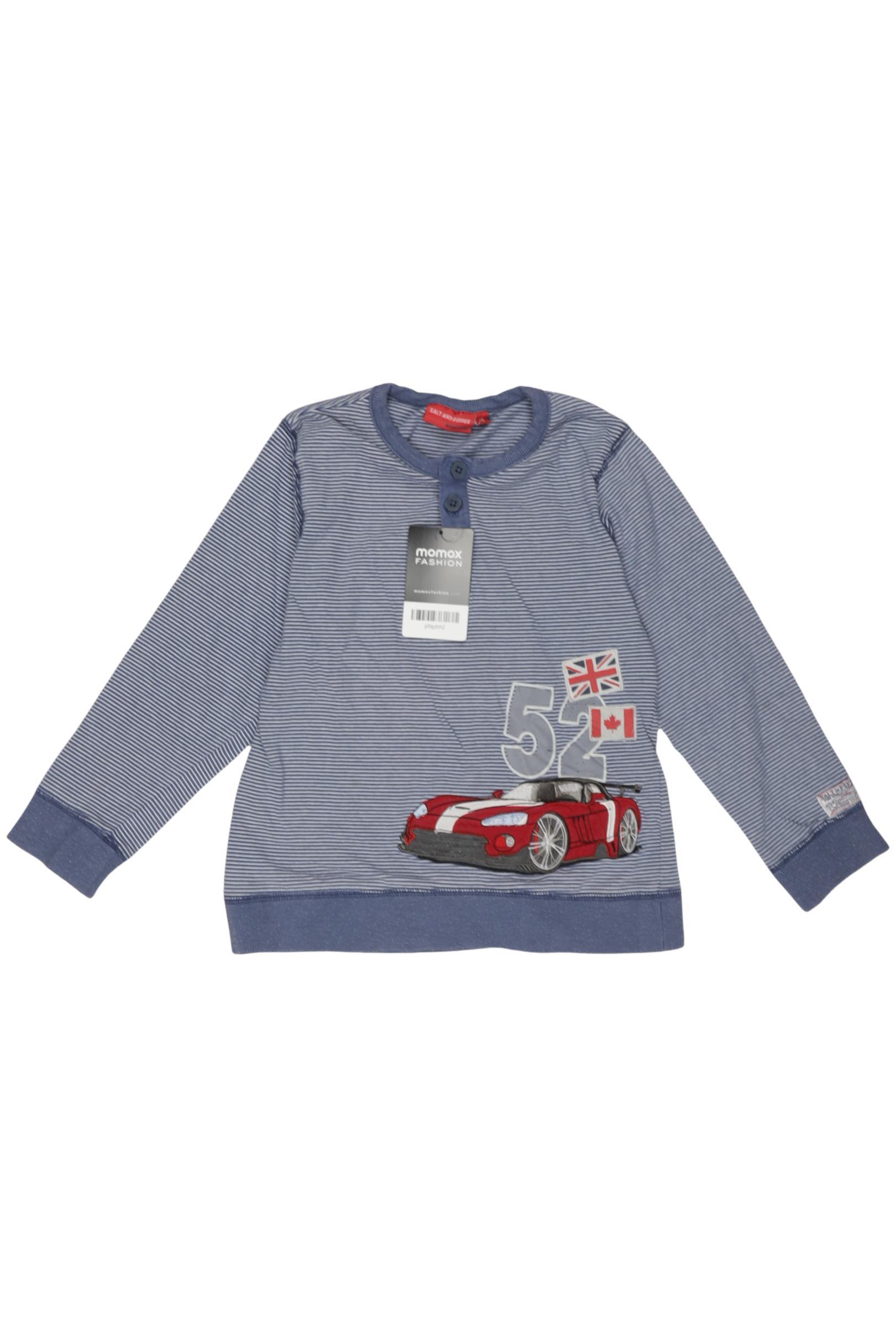 

Salt and Pepper Jungen Langarmshirt, blau, Gr. 116