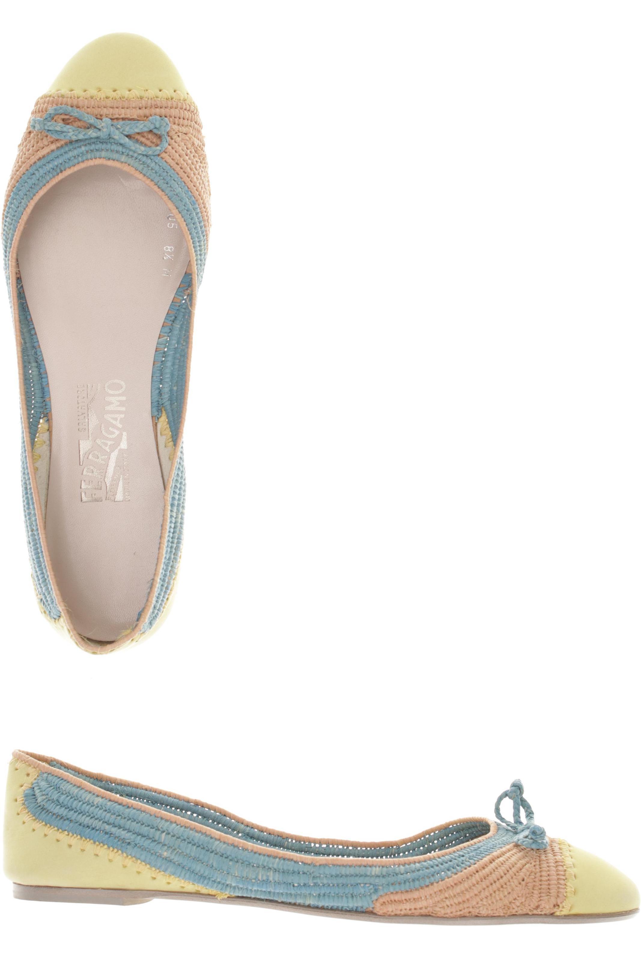 

Salvatore Ferragamo Damen Ballerinas, mehrfarbig, Gr. 8.5