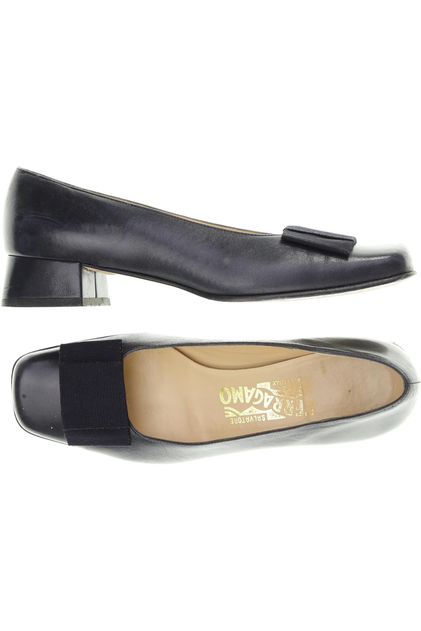 

Salvatore Ferragamo Damen Pumps, blau, Gr. 37