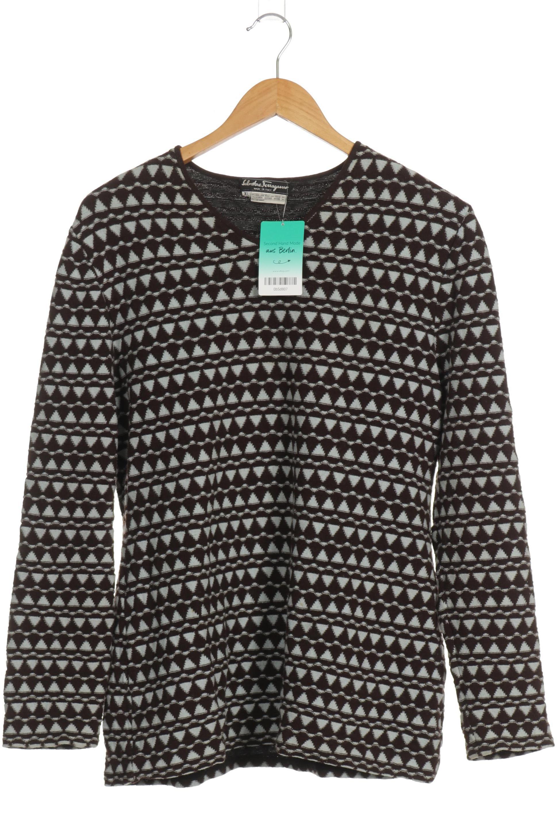 

Salvatore Ferragamo Damen Pullover, braun, Gr.