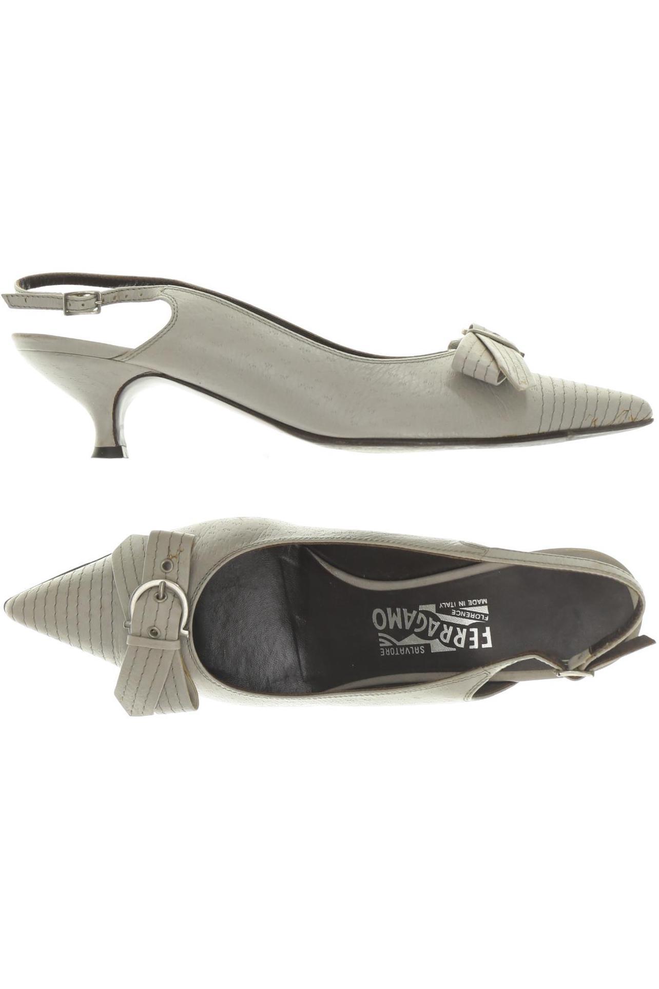 

Salvatore Ferragamo Damen Pumps, grau, Gr. 8.5
