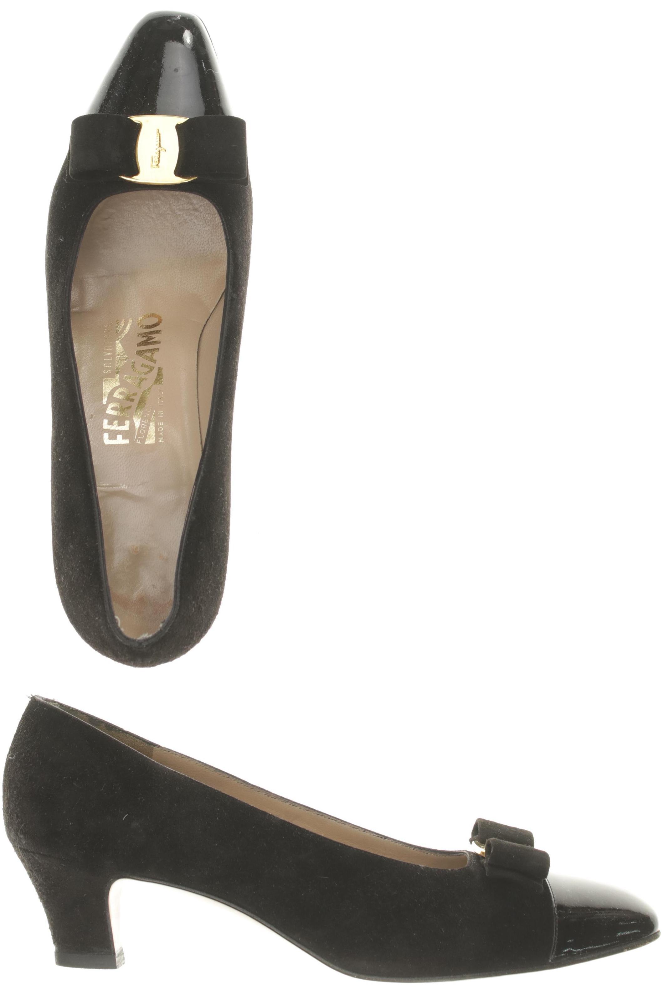 

Salvatore Ferragamo Damen Pumps, schwarz, Gr. 8.5