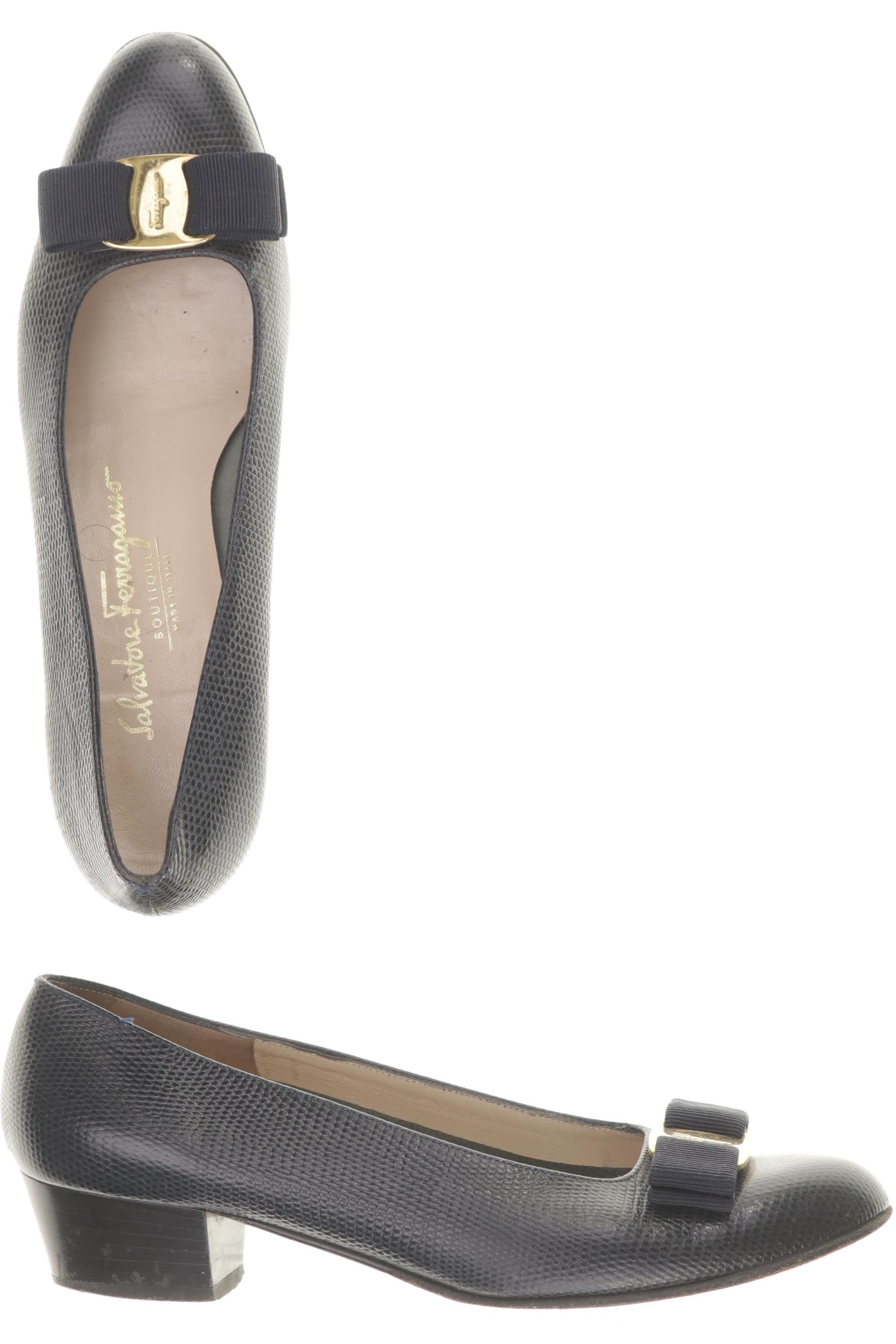 

Salvatore Ferragamo Damen Pumps, blau, Gr. 36