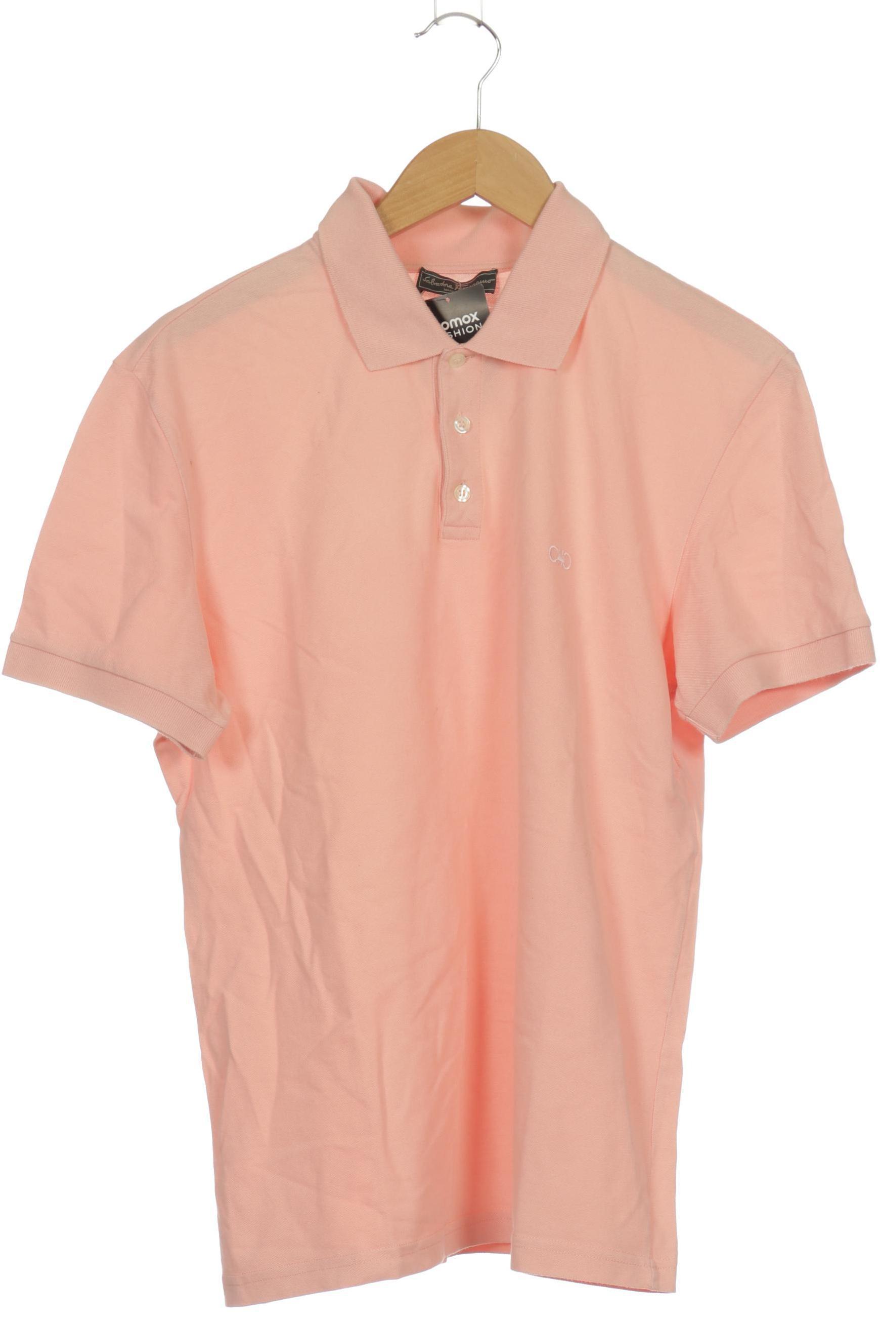 

Salvatore Ferragamo Herren Poloshirt, pink, Gr.