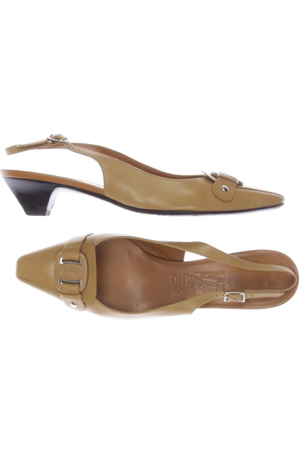 

Salvatore Ferragamo Damen Pumps, braun, Gr. 8
