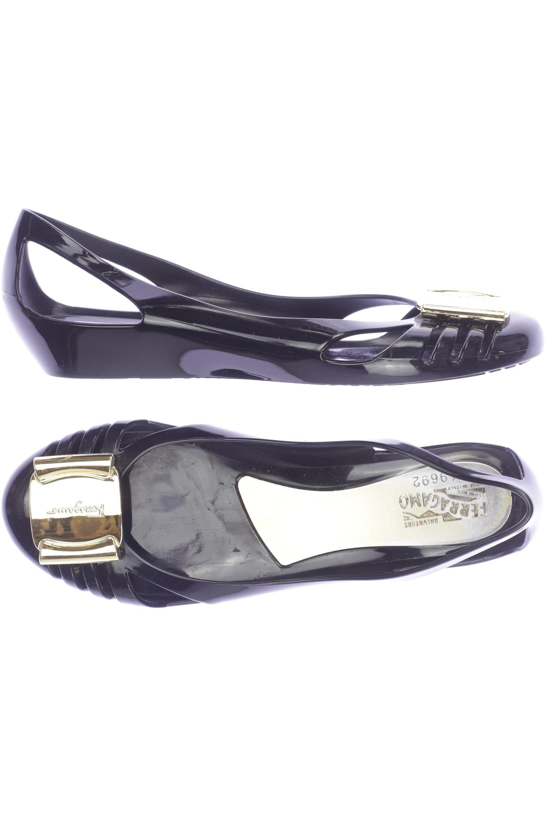 

Salvatore Ferragamo Damen Ballerinas, schwarz, Gr. 7