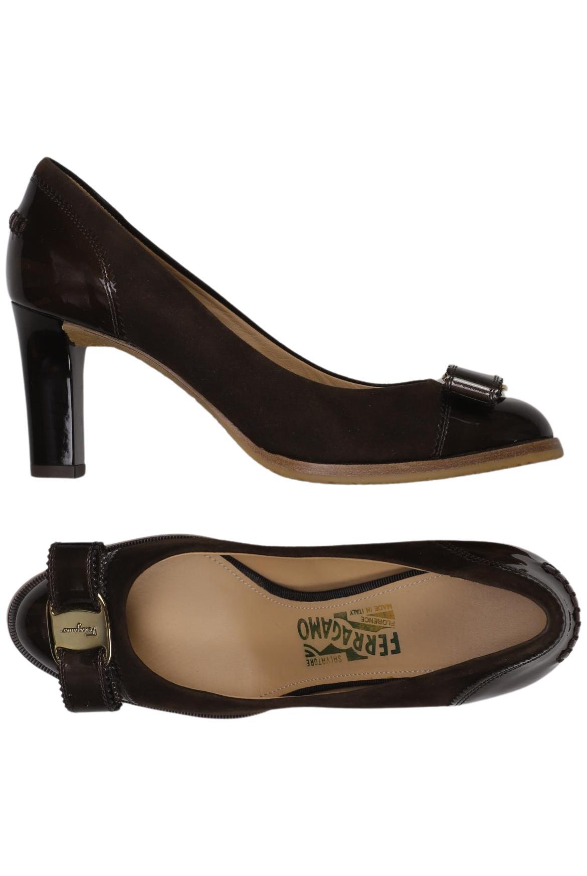 

Salvatore Ferragamo Damen Pumps, braun, Gr. 7.5