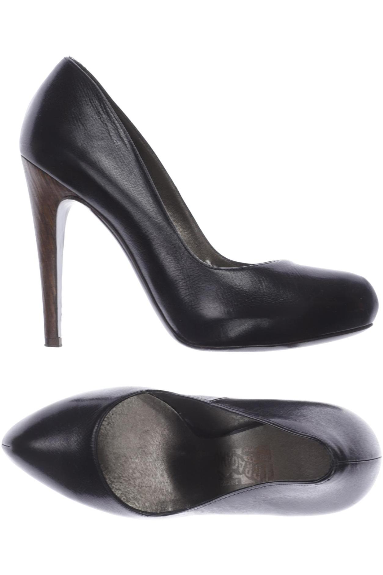 

Salvatore Ferragamo Damen Pumps, schwarz, Gr. 7.5