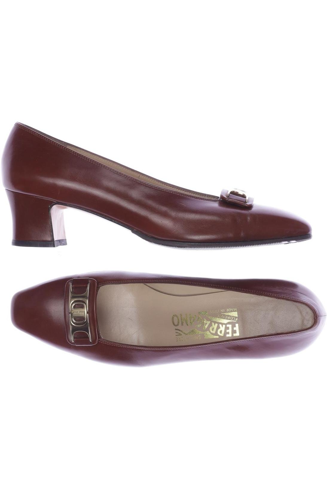 

Salvatore Ferragamo Damen Pumps, braun, Gr. 8