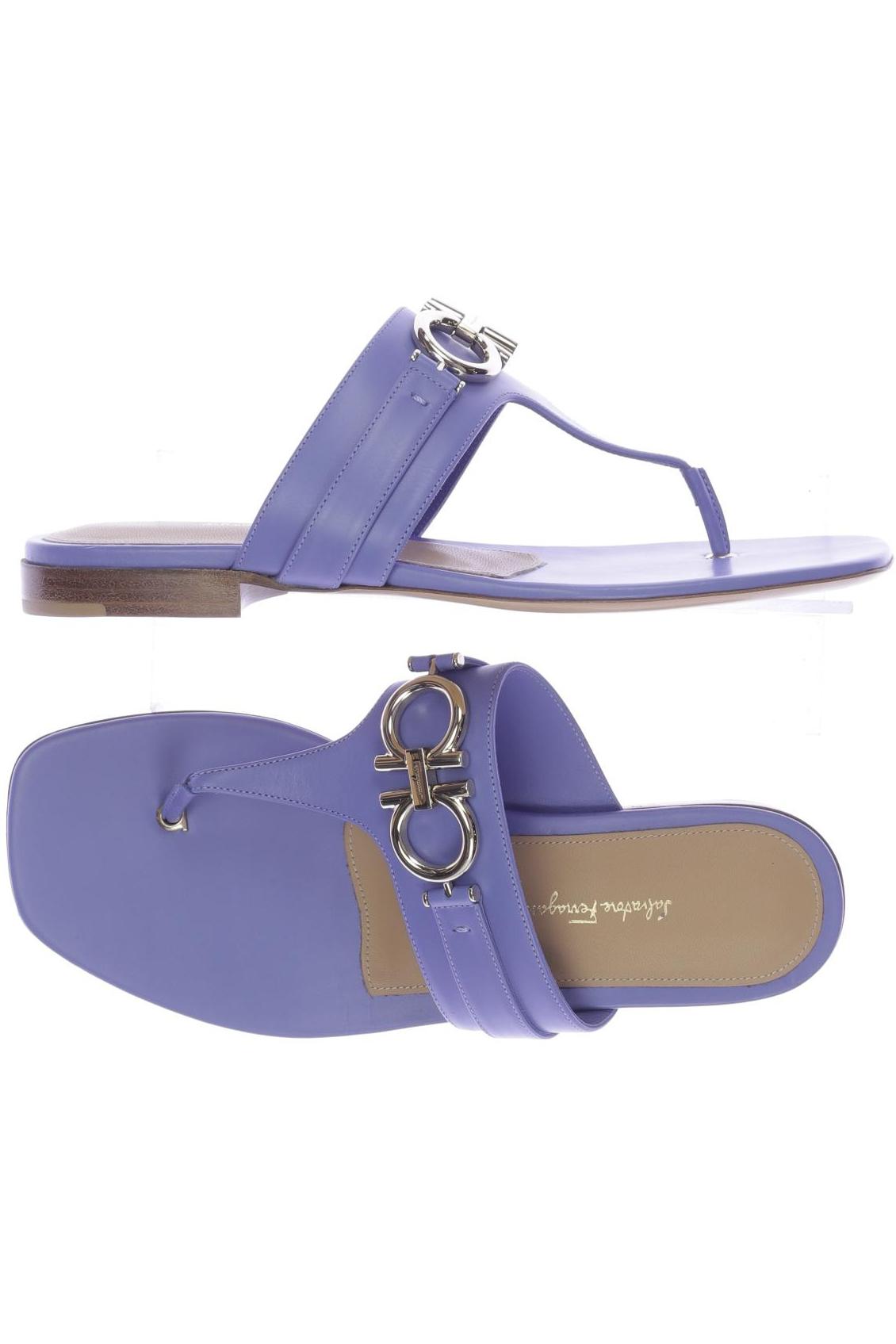 

Salvatore Ferragamo Damen Sandale, blau, Gr. 8