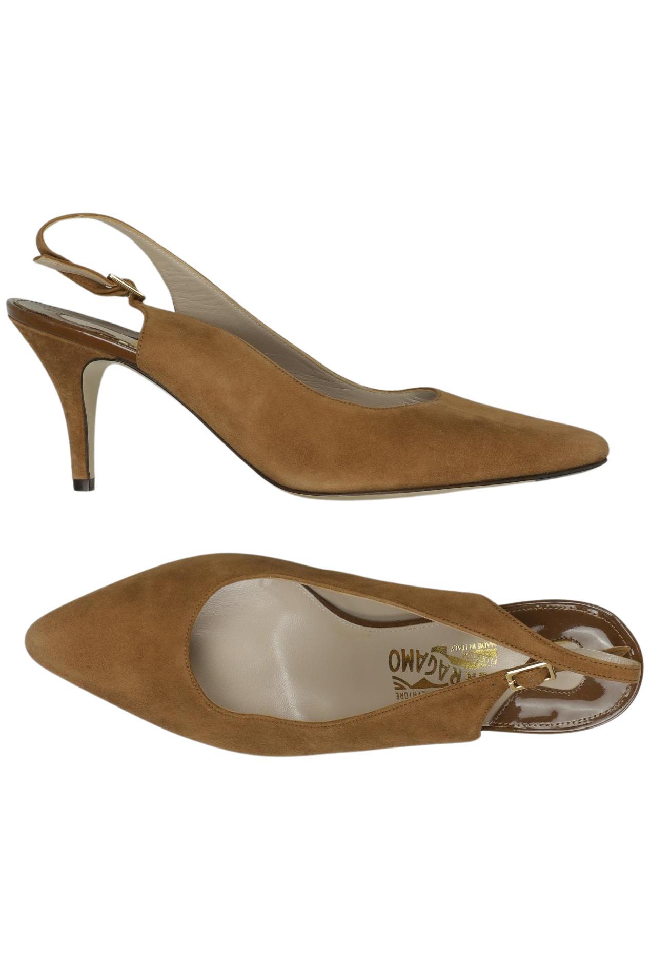 

Salvatore Ferragamo Damen Pumps, braun, Gr. 7.5