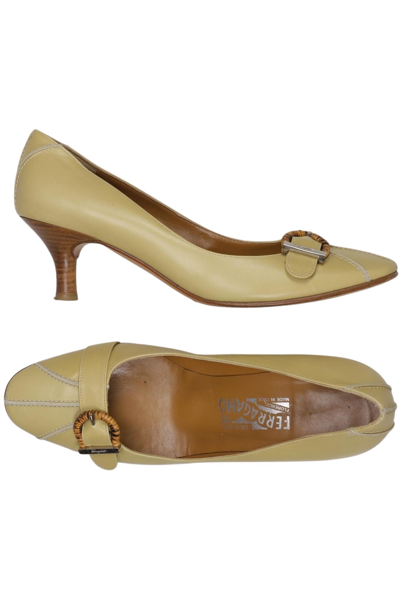 

Salvatore Ferragamo Damen Pumps, beige, Gr. 8.5