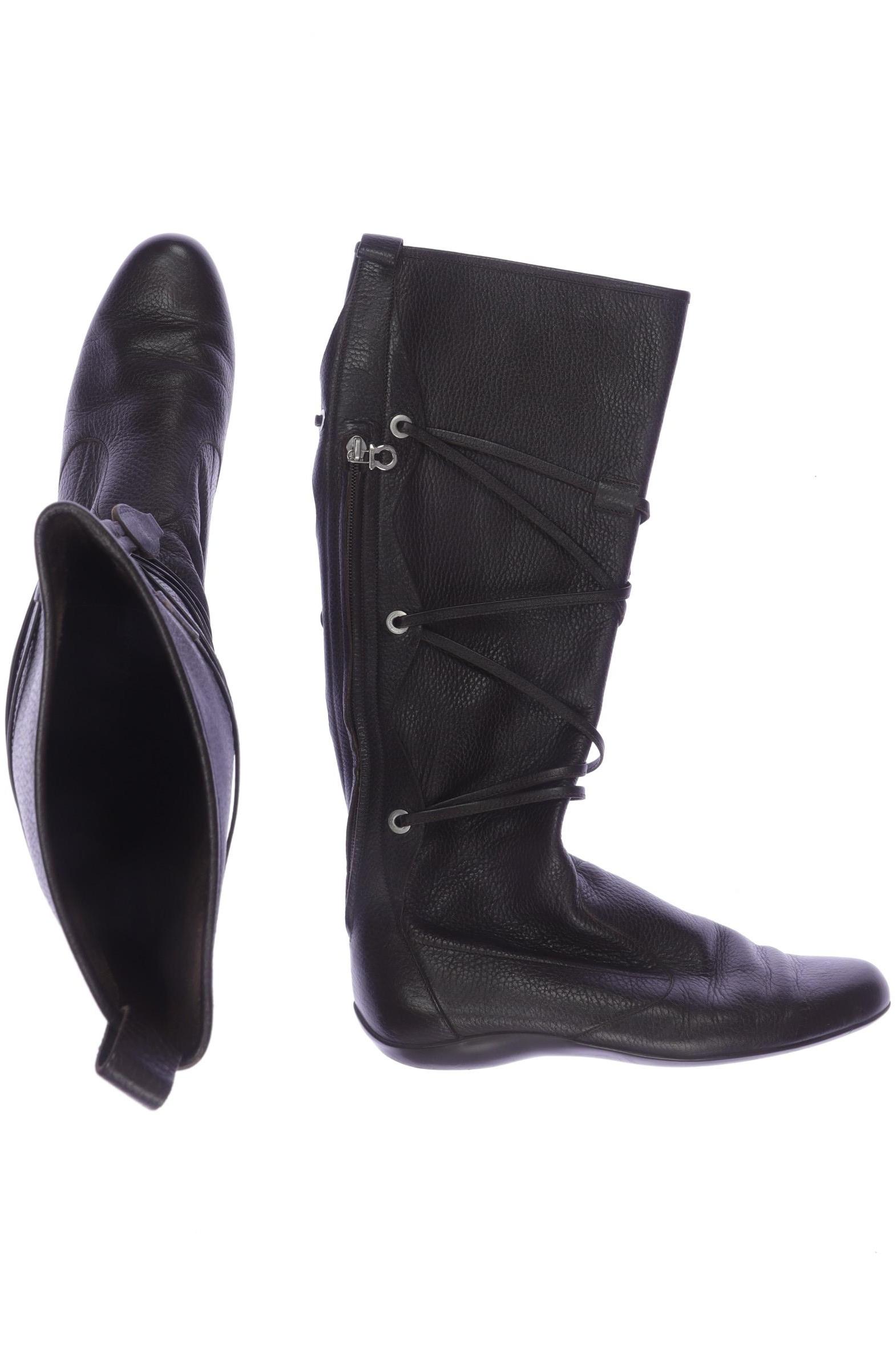 

Salvatore Ferragamo Damen Stiefel, braun, Gr. 7.5