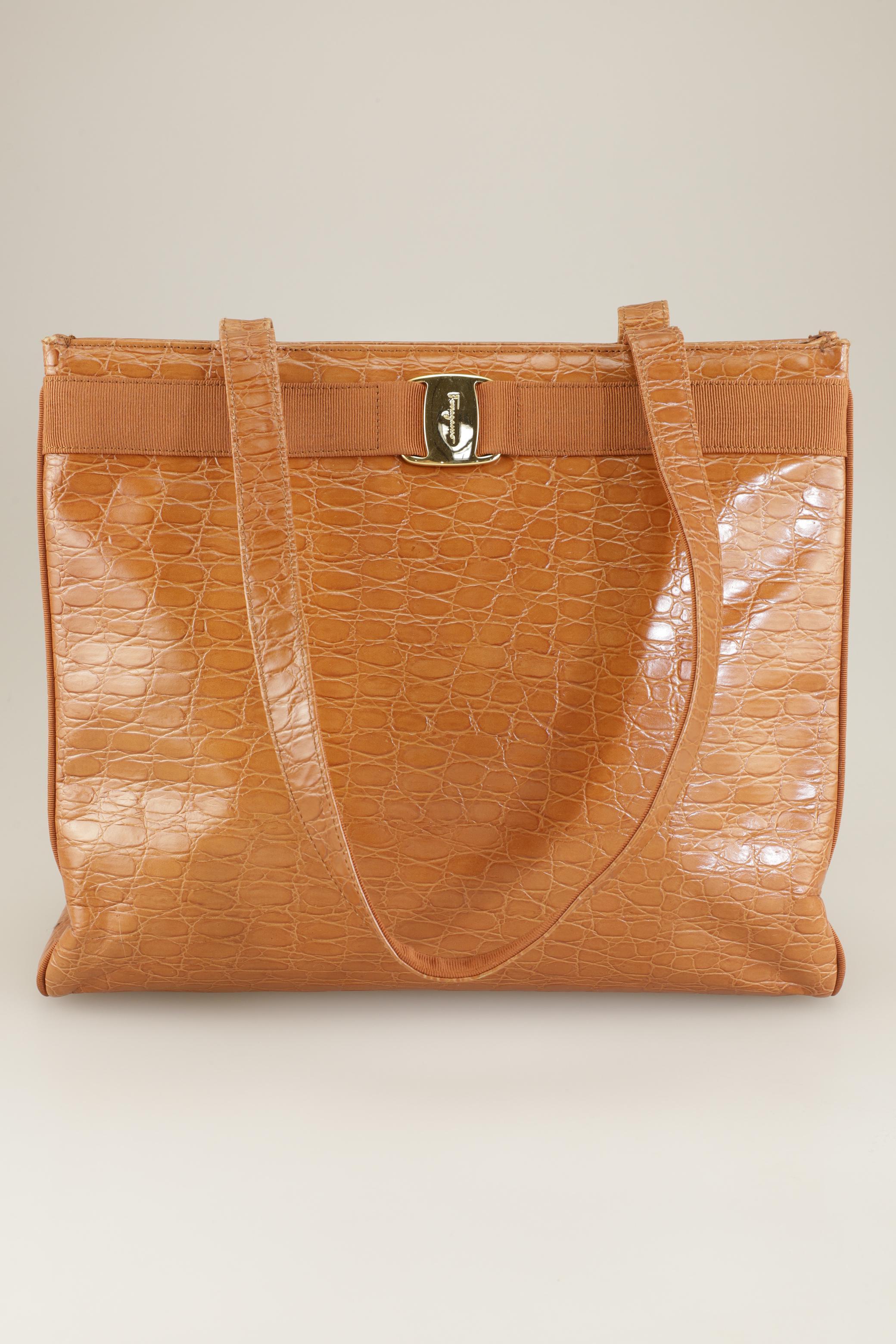 

Salvatore Ferragamo Damen Handtasche, orange, Gr.