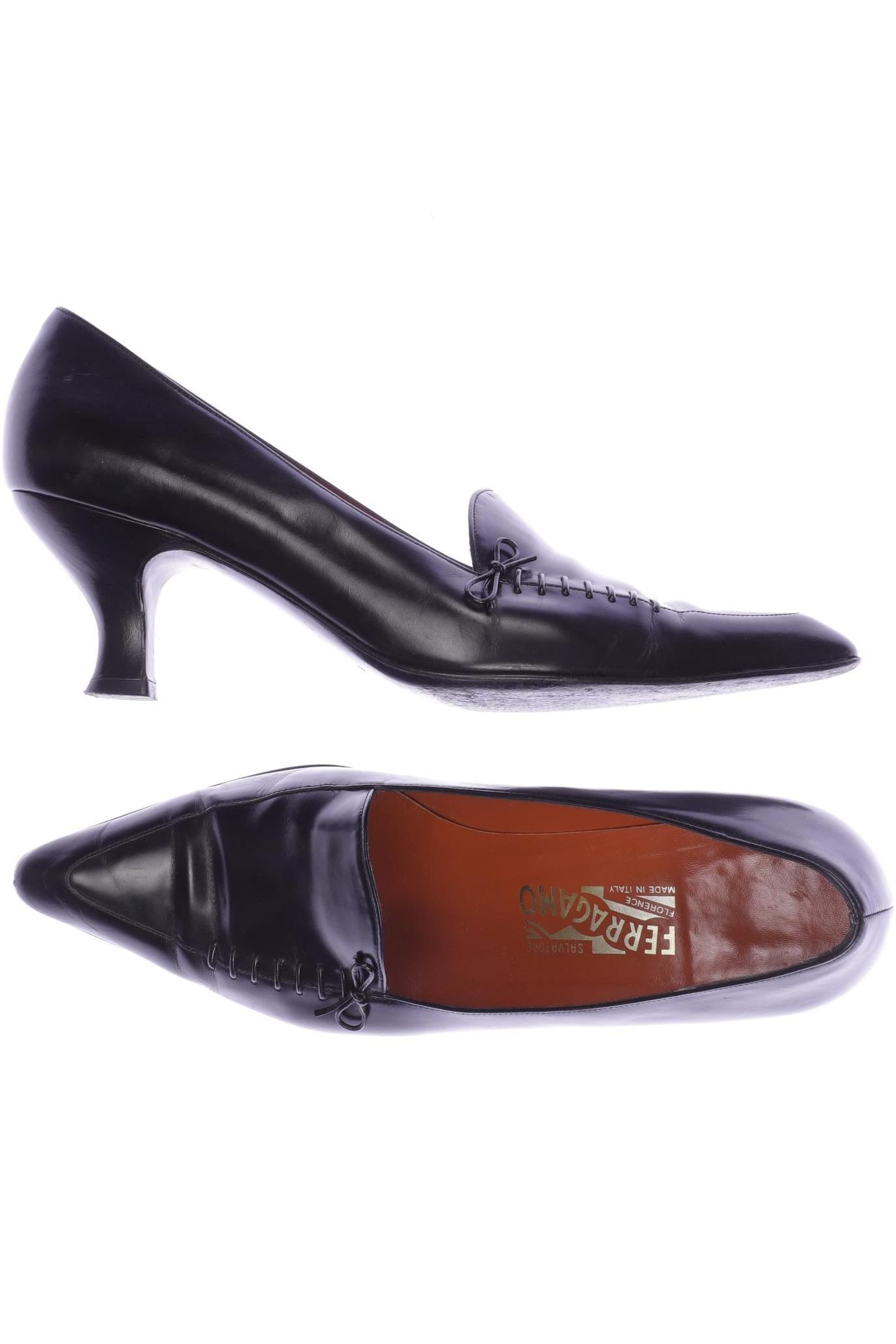 

Salvatore Ferragamo Damen Pumps, schwarz, Gr. 8