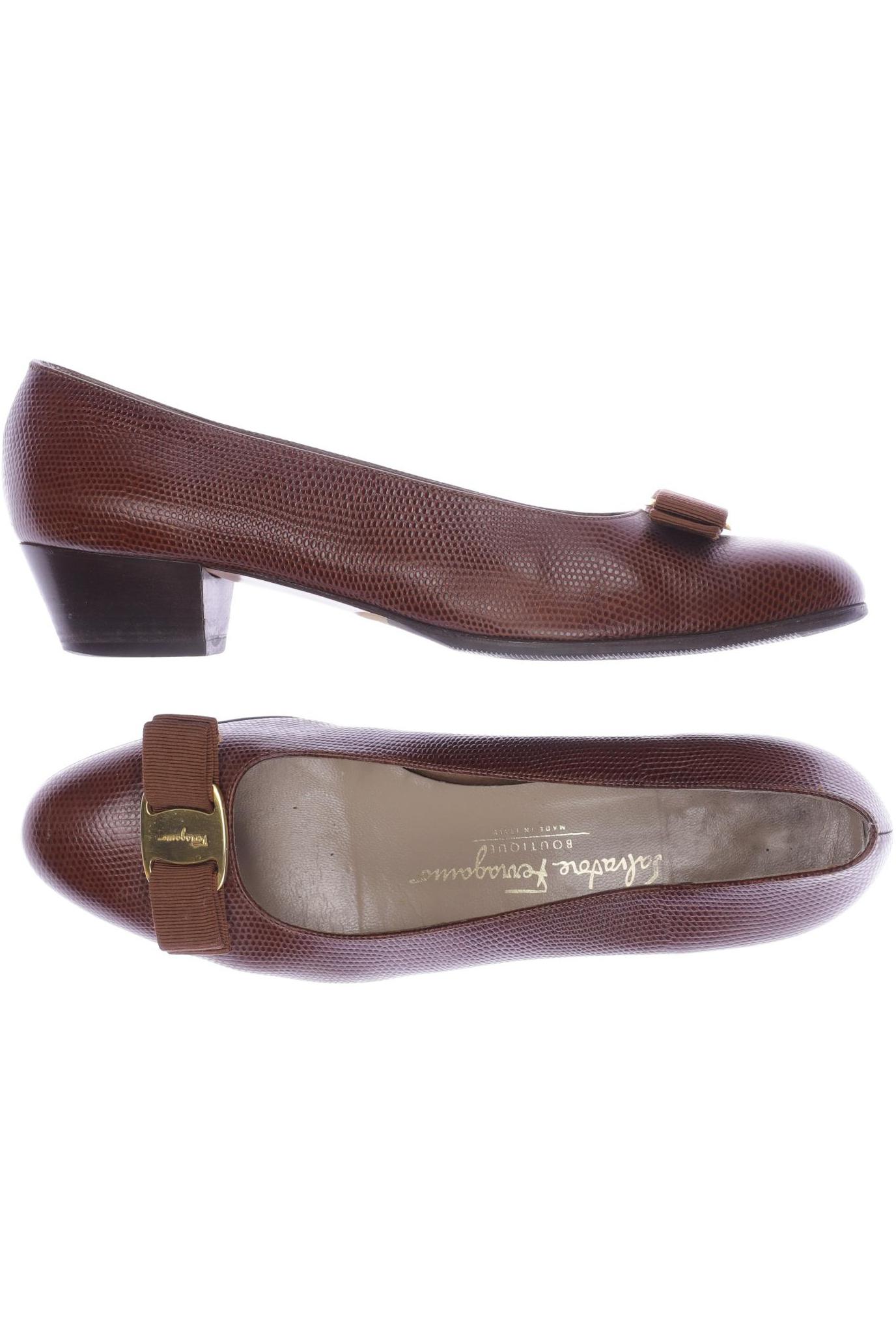 

Salvatore Ferragamo Damen Pumps, braun