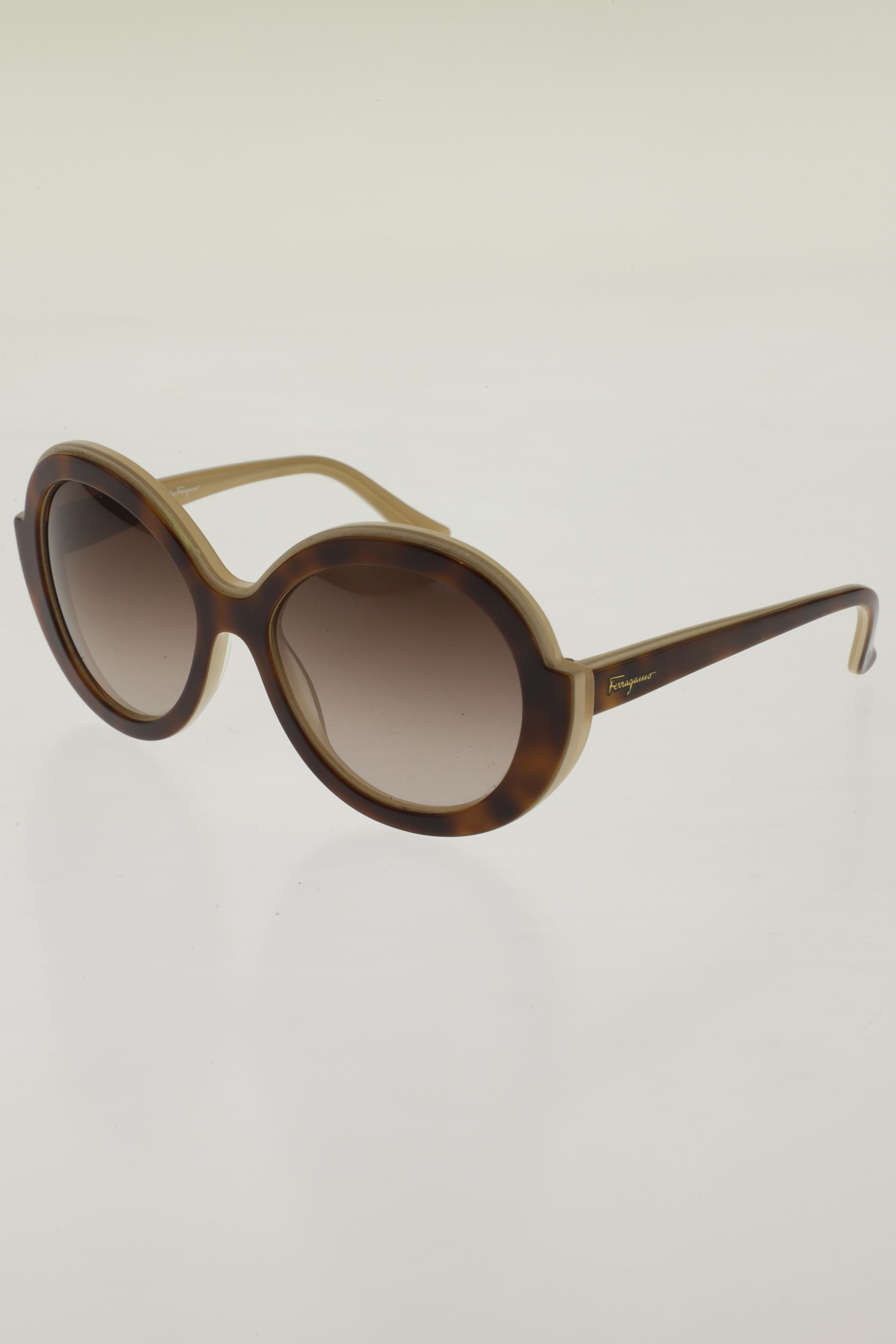 

Salvatore Ferragamo Damen Sonnenbrille, braun, Gr.