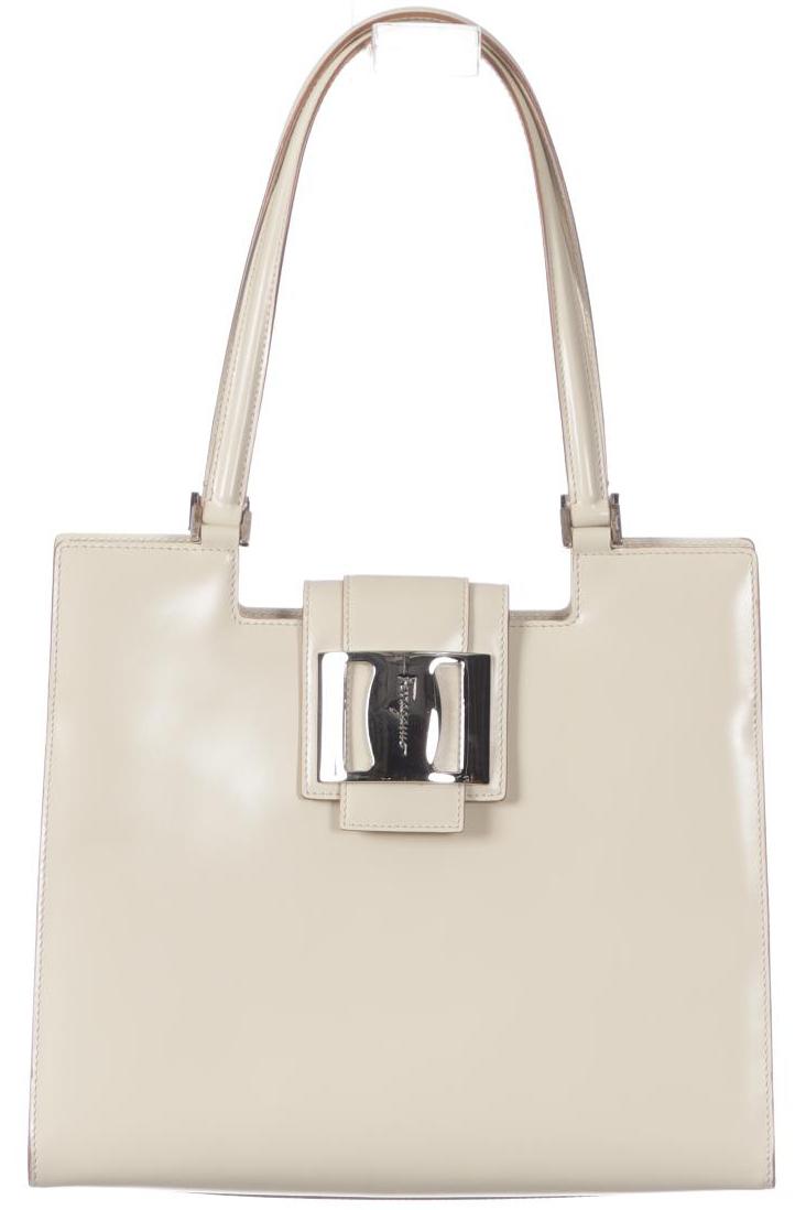 

Salvatore Ferragamo Damen Handtasche, beige, Gr.