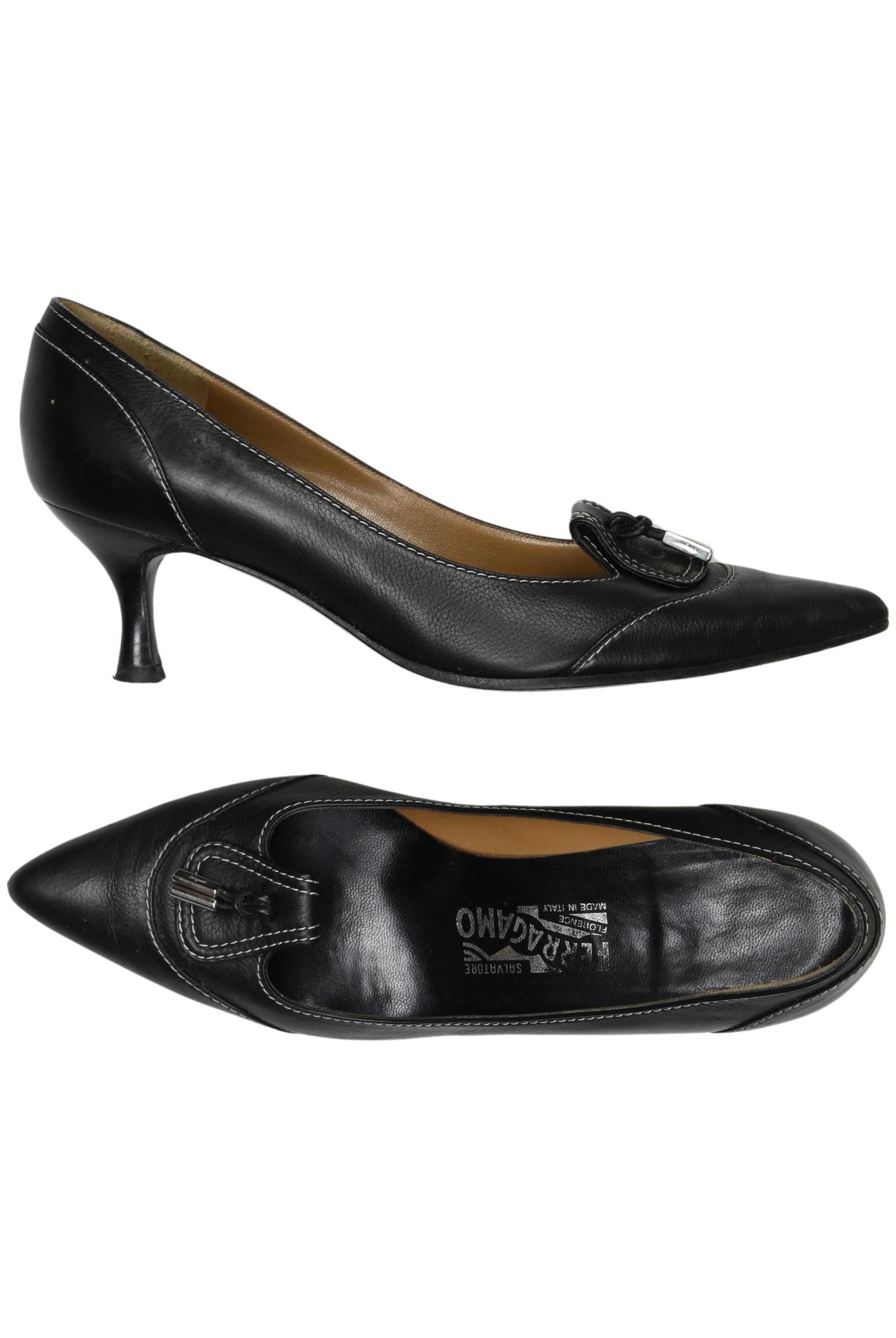 

Salvatore Ferragamo Damen Pumps, schwarz, Gr. 8.5