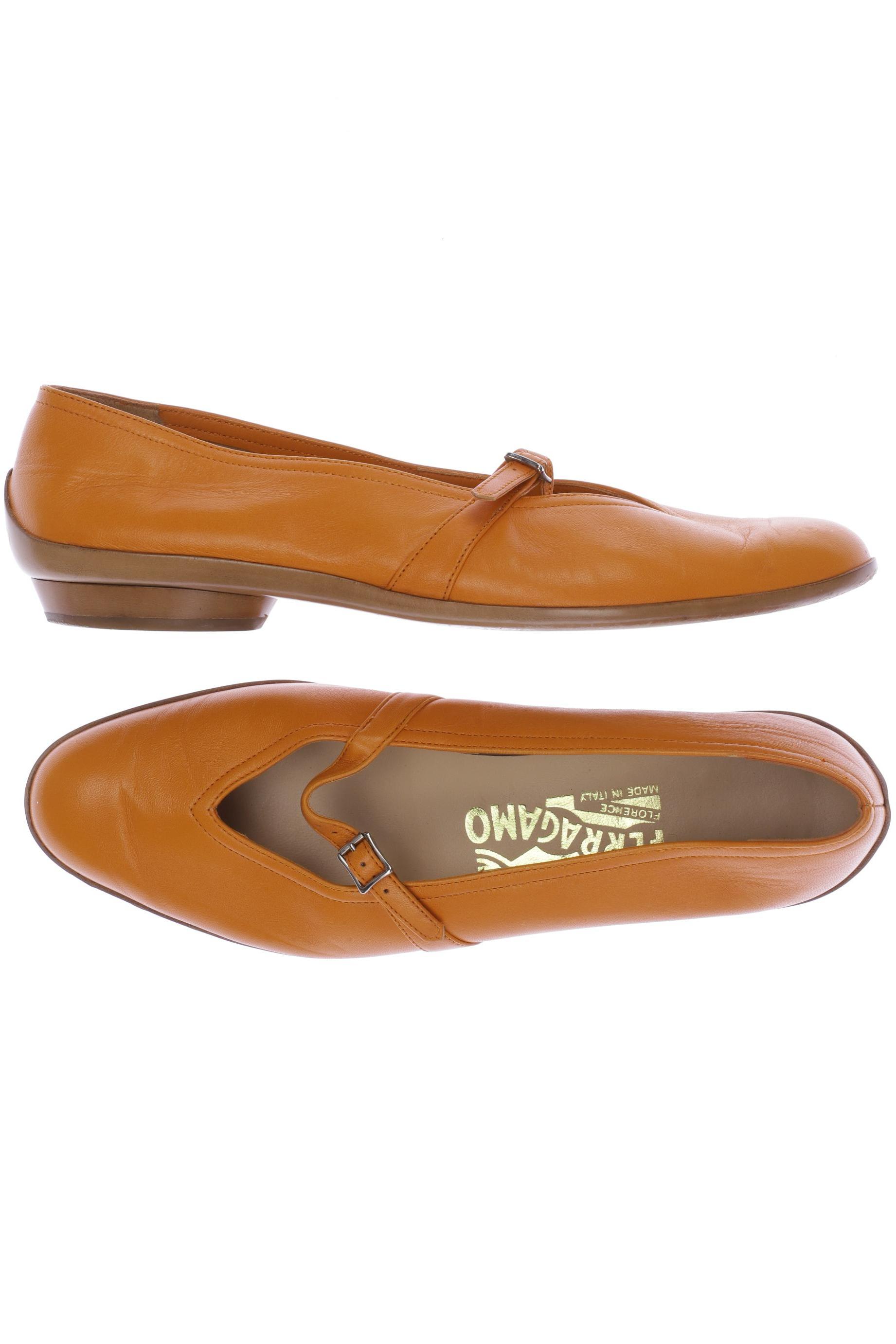 

Salvatore Ferragamo Damen Halbschuh, orange, Gr. 6.5