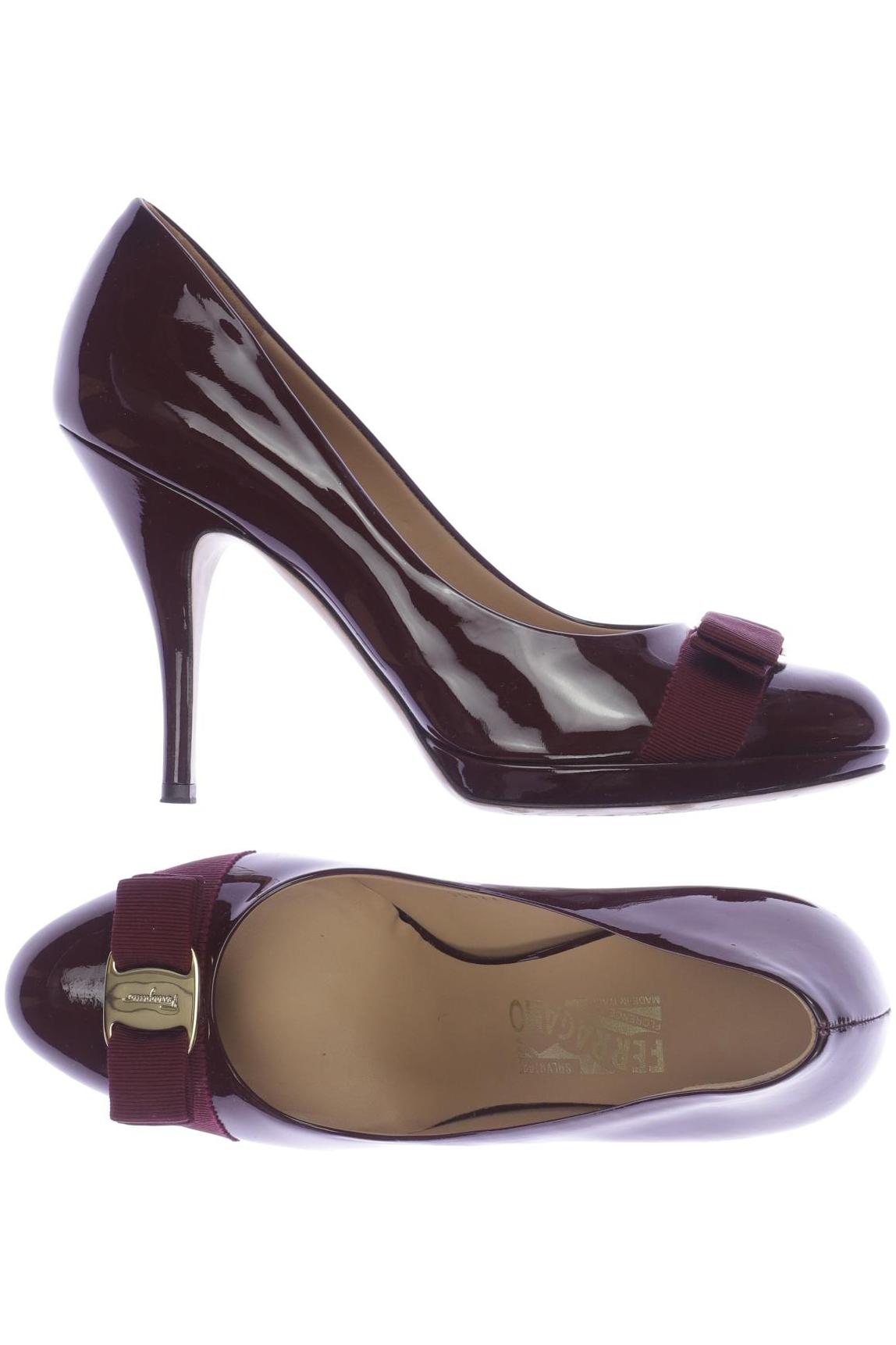 

Salvatore Ferragamo Damen Pumps, bordeaux