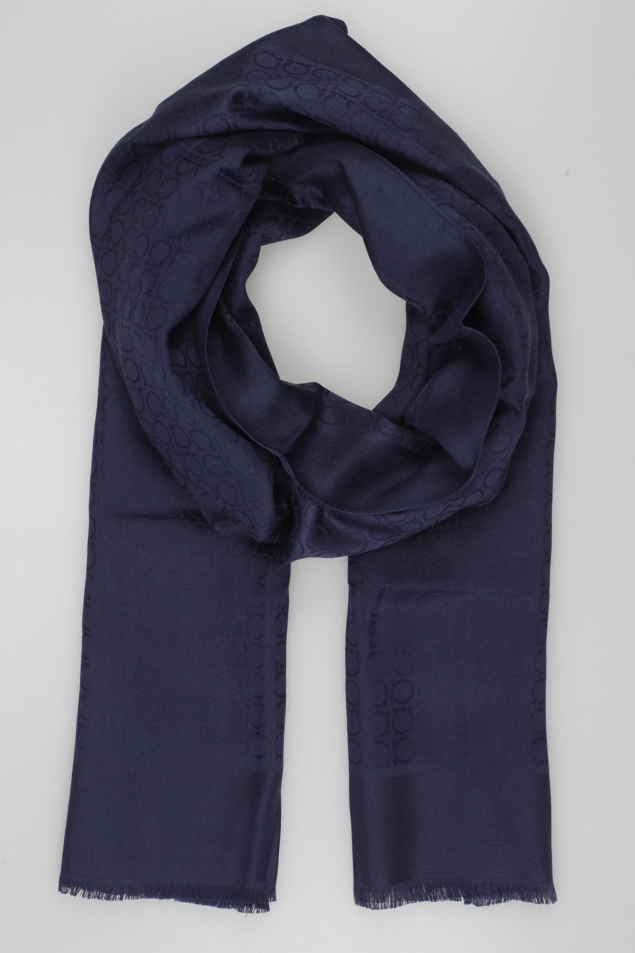 

Salvatore Ferragamo Damen Schal, marineblau, Gr.